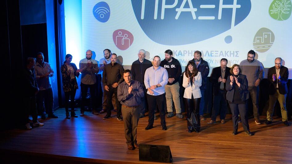Παρουσίασε τους πρώτους υποψηφίους του, ο Χάρης Αλεξάκης στον Άγιο Νικόλαο