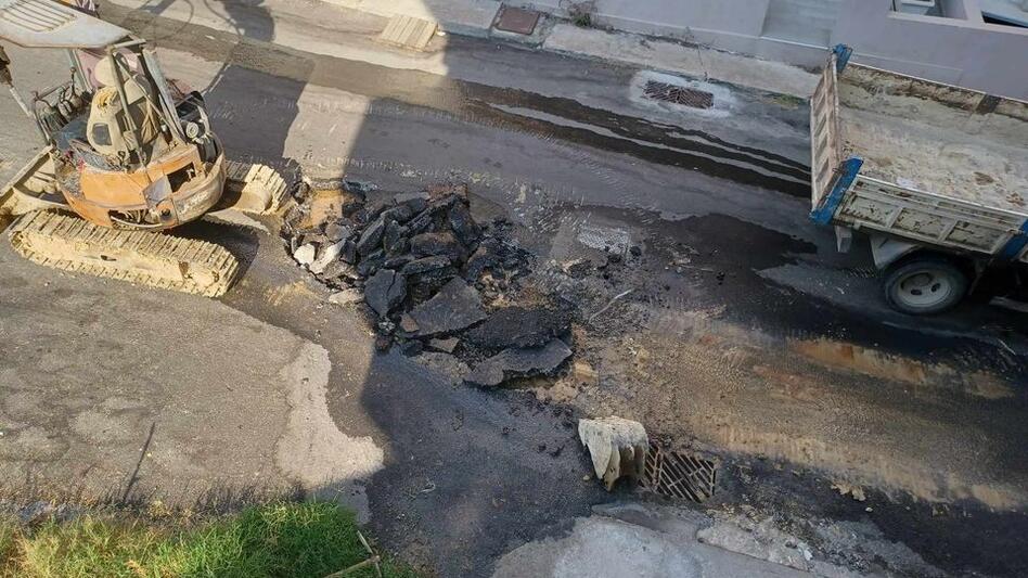 Μετά την καταγγελία ξεκίνησαν τα έργα για το νερό... που τρέχει -Δείτε βίντεο