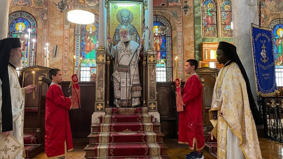 Πατριαρχική Θεία Λειτουργία στον Καθεδρικό ναό του Ευαγγελισμού στην Αλεξάνδρεια