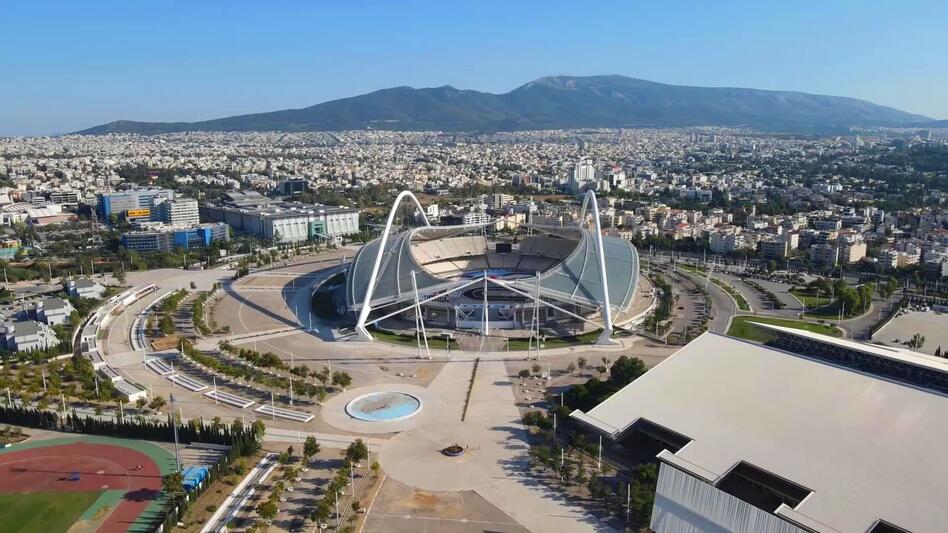 ΟΑΚΑ: Εναέρια πλάνα από το Ολυμπιακό στάδιο και το ποδηλατοδρόμιο