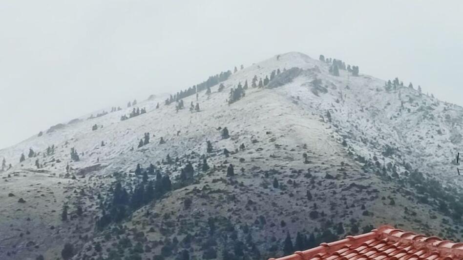 Έπεσε το πρώτο χιόνι στον Κίσσαβο