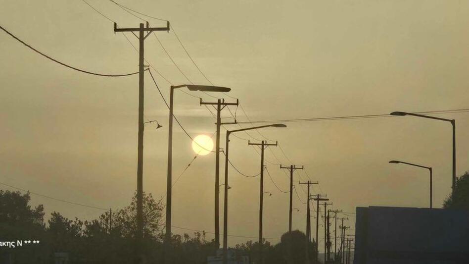 Σκονισμένο πρωινό στο Ηράκλειο