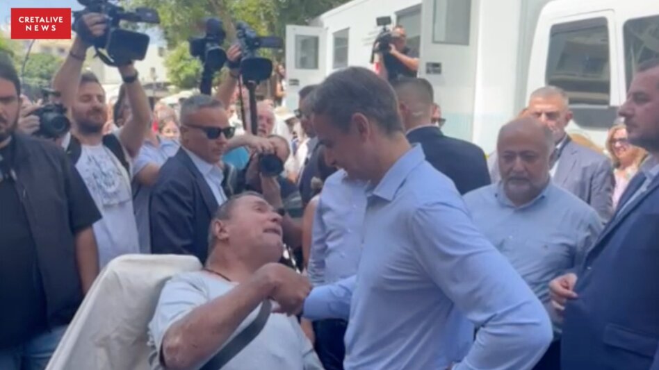 Το τετ-α-τετ του Κ. Μητσοτάκη με τον Αντώνη! Βίντεο