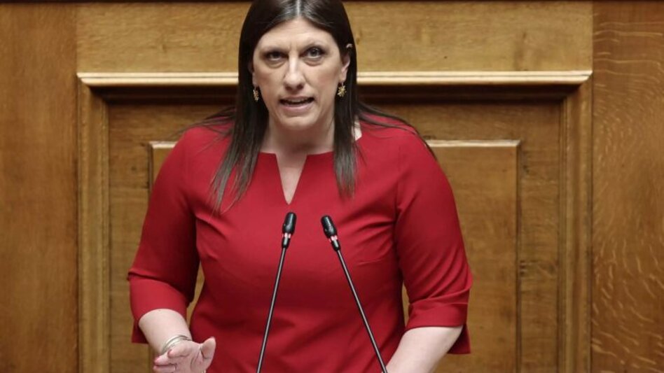 Νέα επίθεση Κωνσταντοπούλου κατά Κανέλλη: "Έρχεται από τη βίλα της κάθε 6 μήνες στη Βουλή"