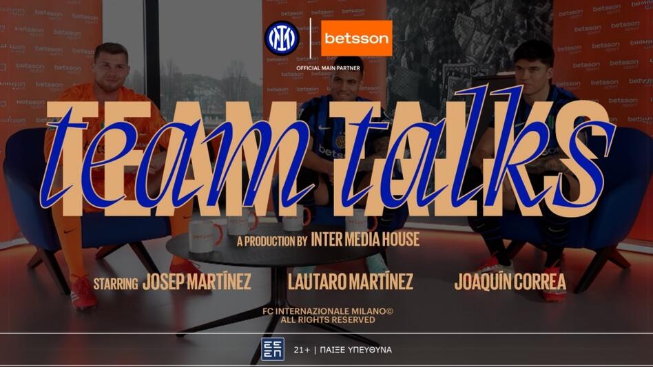«Team Talks» powered by Betsson με τους Λαουτάρο Μαρτίνες, Χοακίν Κορέα και Τζουζέπ Μαρτίνεθ