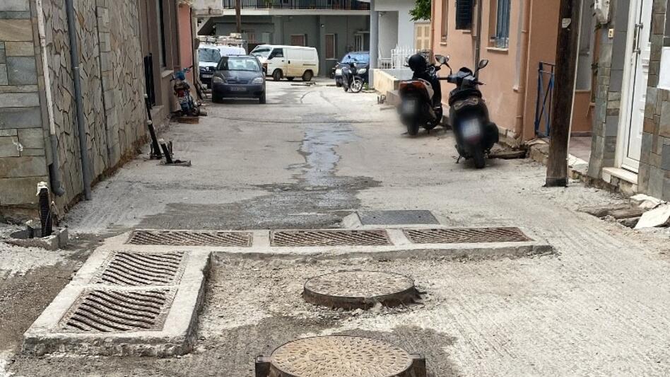Το έργο ολοκληρώθηκε, ο δρόμος έμεινε εργοτάξιο