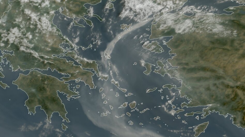 Η πυρκαγιά στην Τουρκία και η έντονη μυρωδιά καμένου στο Ηράκλειο