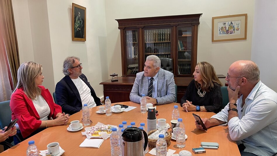 Ο Πρόεδρος του Επιμελητηρίου Ιωαννίνων στο Επιμελητήριο Ηρακλείου