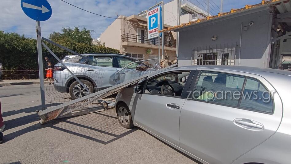 Τροχαίο στο κέντρο των Χανίων με έναν τραυματία