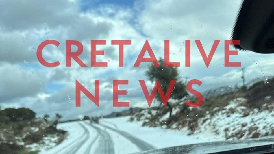 Χειμώνας επιτέλους στην Κρήτη – Χιονοπτώσεις στον ορεινό όγκο και χαλάζι στο Ηράκλειο