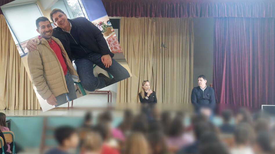 Τί έκανε ένας πρώην NBAer σε σχολείο του Ηρακλείου;