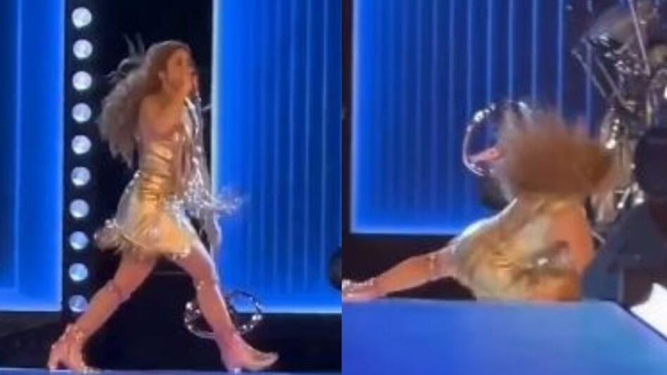 Επική τούμπα της Σακίρα στη σκηνή κατά τη διάρκεια συναυλίας - Δείτε βίντεο