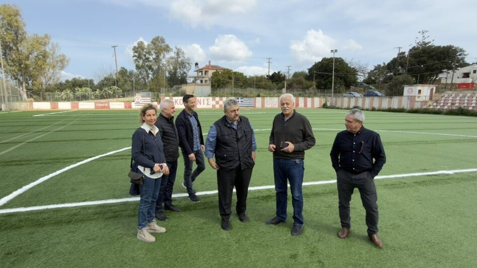 Χανιά: Αυτοψία Καλογερή στα γήπεδα Βάμου και Πλατάνου