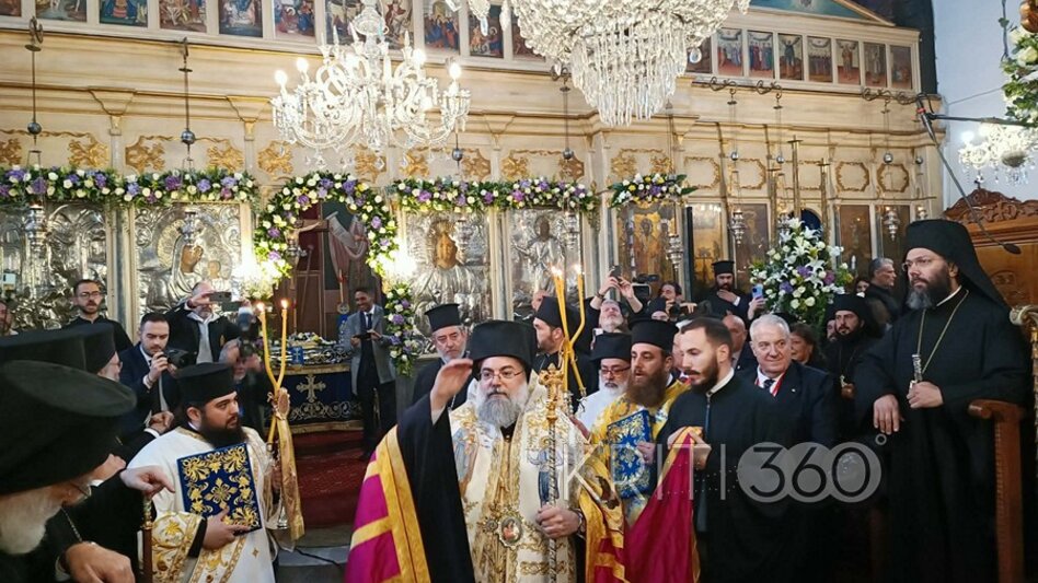 Ενθρονίστηκε ο νέος Μητροπολίτης Κυδωνίας και Αποκορώνου κ. Τίτος στα Χανιά