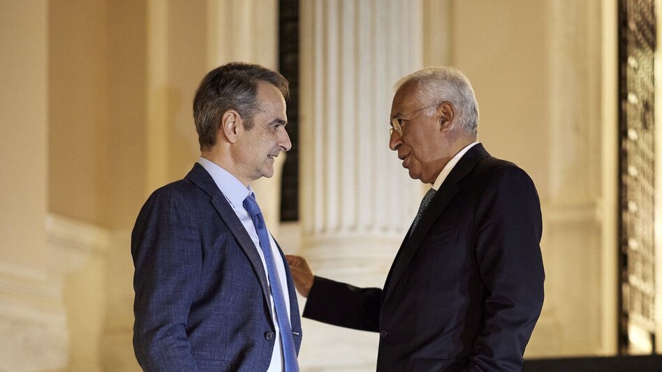 Τηλεφωνική επικοινωνία Κυριάκου Μητσοτάκη με Αντόνιο Κόστα για την Κύπρο