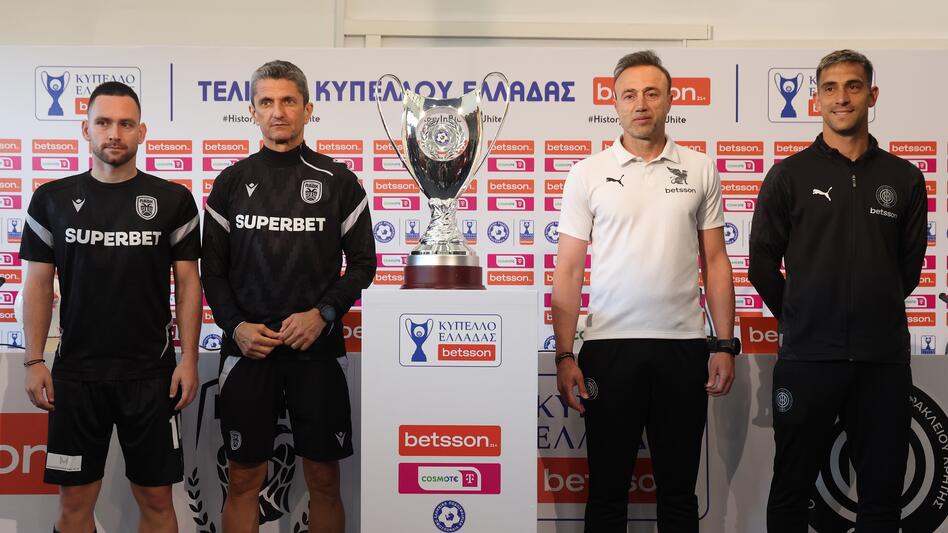 Live εικόνα: Η συνέντευξη Τύπου του τελικού κυπέλλου