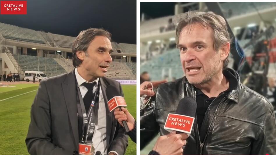 Ο Ηλίας και ο Νίκος Πουρσανίδης στο Cretalive για το Κύπελλο του ΟΦΗ - Βίντεο