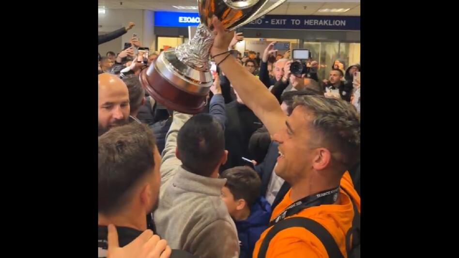 Έφτασε στην Κρήτη ο θριαμβευτής ΟΦΗ!