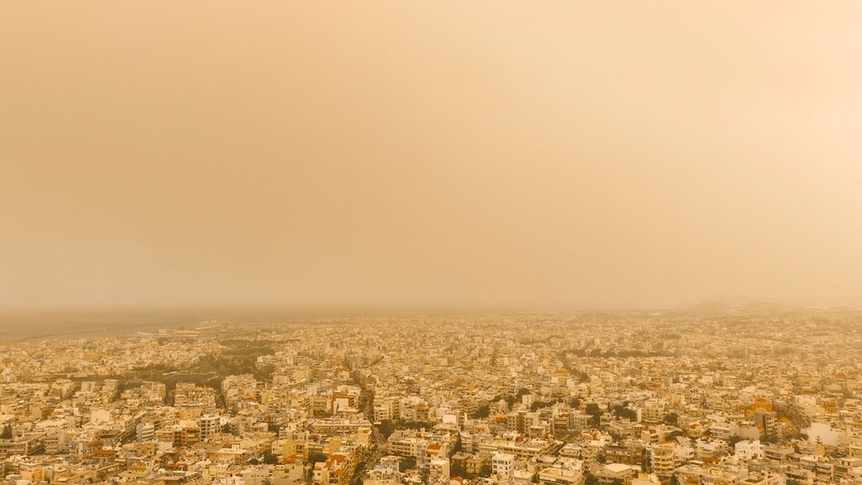 Κρήτη όπως πλανήτης... Άρης: Νοτιάδες, σκόνη και κόκκινη ατμόσφαιρα!