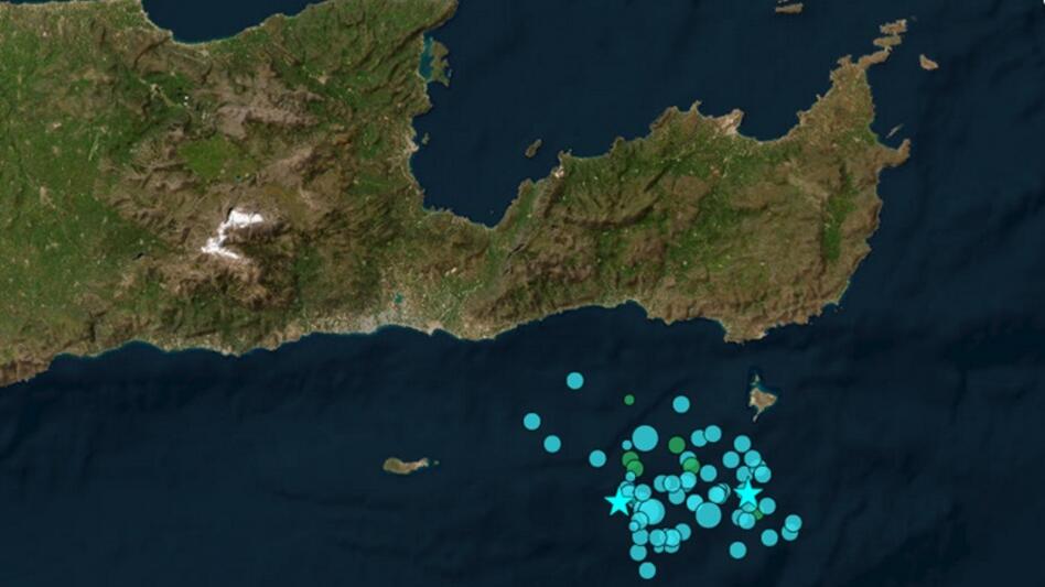 Συνεχίζεται η μετασεισμική ακολουθία μετά τα 5,7 Ρίχτερ ανοιχτά της Σητείας