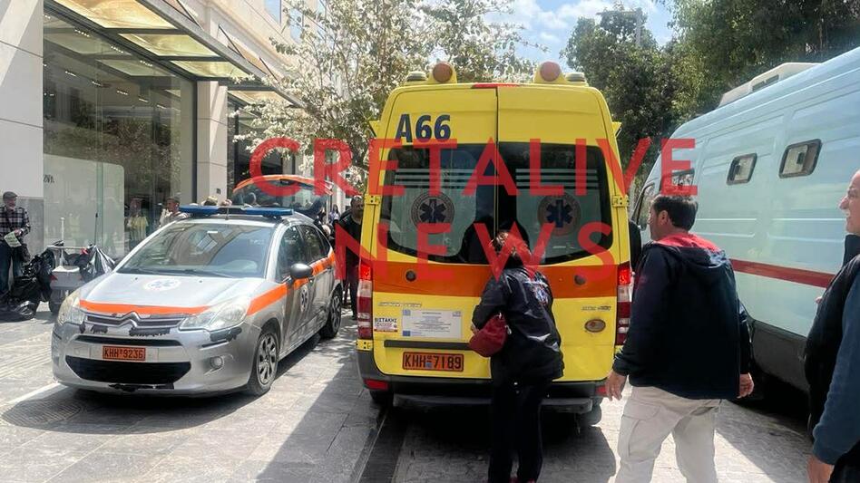 Ηράκλειο: Σοβαρός τραυματισμός τουρίστριας στο κέντρο της πόλης!