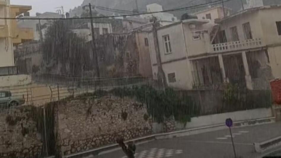 Μαγιάτικη μπόρα στην Κρήτη: Βροχές, χαλάζι και καταιγίδες!