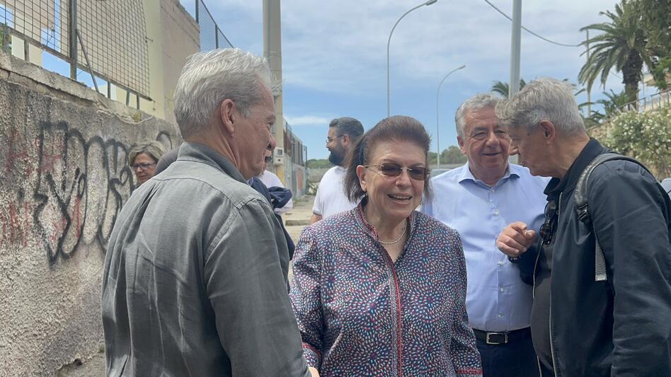 Αυτοψία της Λίνας Μενδώνη στα Ενετικά Τείχη - Δεύτερη ημέρα της επίσκεψής της στο Ηράκλειο