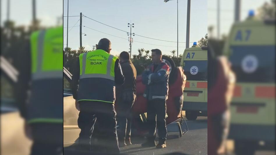 Σοβαρό τροχαίο στον ΒΟΑΚ: ΙΧ ανετράπη μετά από καραμπόλα!