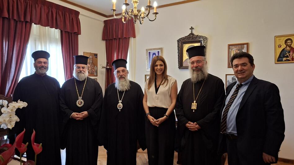 Συνάντηση Αρχιεπισκόπου Κρήτης με την Υπ. Παιδείας - Έμφαση σε εκπαίδευση και κοινωνική συνοχή