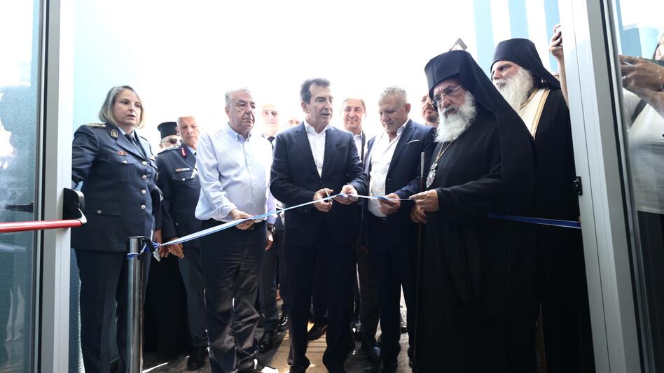 Μεσσαρά - Χρυσοχοΐδης: «Δεν υπάρχουν σασμοί, υπάρχουν θεσμοί » - Βίντεο και φωτογραφίες από τα εγκαίνια της Υποδιεύθυνσης Αστυνομίας