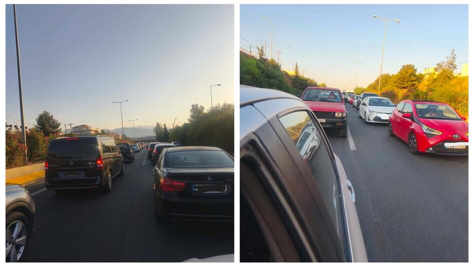 ΒΟΑΚ: Κυκλοφοριακό κομφούζιο μετά από τροχαίο (ΦΩΤΟ)