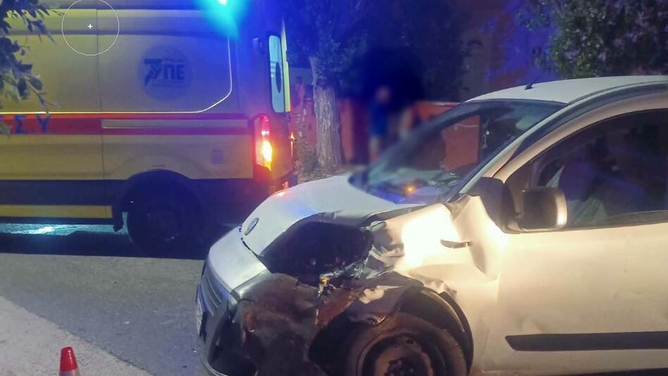 Τροχαίο με διπλό τραυματισμό, τη νύχτα, στην Κίσσαμο Χανίων