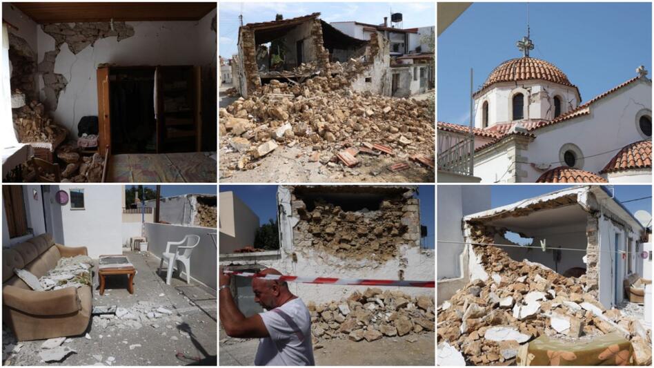 27/09/2021: Το Αρκαλοχώρι συγκλονίζεται από 6 ρίχτερ - Ένας νεκρός, τραυματίες, συντρίμμια και ερείπια! (φωτο)