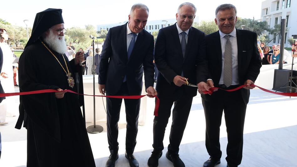 Ύμνοι Θεοδωρικάκου για την Κρήτη και το ΙΤΕ στα εγκαίνια του Κόμβου Καινοτομίας