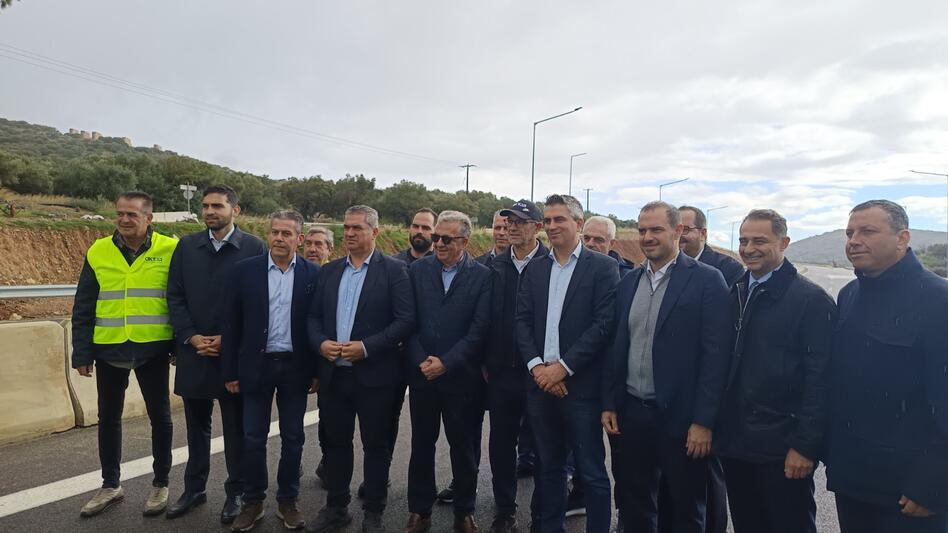 ΒΟΑΚ: Ο Υπουργός Υποδομών Χρ. Δήμας παρέδωσε τα πρώτα 10 χλμ (βίντεο & φωτογραφίες)