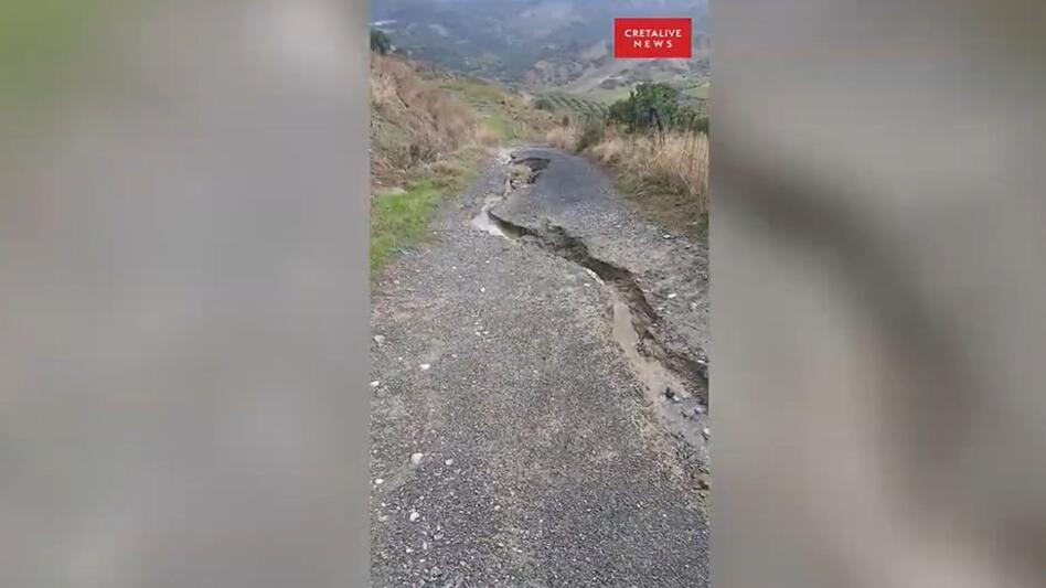 "Καταστράφηκε ο δρόμος στον Προφήτη Ηλία - Πώς θα πάω το παιδί μου σχολείο;" (Βίντεο)