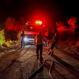 Σε ύφεση η φωτιά στην Κίσσαμο Χανίων