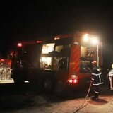 Μεγάλη φωτιά σε αγροτική αποθήκη στη Λιγόρτυνο