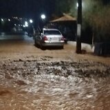 "Πνίγηκε" ο Τσούτσουρας - Ζημιές στο λιμάνι, σε δρόμους και καλλιέργειες - Βίντεο και φωτογραφίες