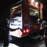 Αυτοκίνητο έπεσε από τη γέφυρα Φρουζή στον Άγιο Νικόλαο - Χωρίς τις αισθήσεις του ανασύρθηκε ο οδηγός