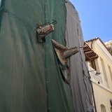 Έπεσε μπαλκόνι στο κέντρο του Ηρακλείου - Φωτογραφίες