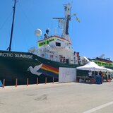Το Cretalive επιβιβάστηκε στο ιστορικό πλοίο της Greenpeace, Arctic Sunrise- Βίντεο και φωτογραφίες