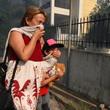 Πυρκαγιές: Σε επιφυλακή η Αστυνομία στο Κρυονέρι - Συγκλονιστικές φωτογραφίες 