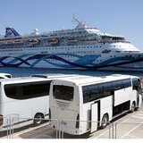 Crown Iris: Στον Άγιο Νικόλαο το κρουαζιερόπλοιο με τους 1800 Ισραηλινούς