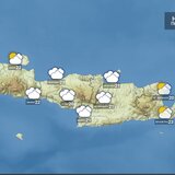 Καιρός: Συννεφιασμένη... Παρασκευή στην Κρήτη - Η αναλυτική πρόγνωση 