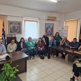 Συνάντηση Μπελαδάκη με εκπαιδευτικούς του Δημοτικού και του Νηπιαγωγείου Βοριζίων