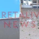 Γέφυρα Παλαιόκαστρου: Αποκολλήθηκαν μεγάλα κομμάτια μπετόν - "Έπεσαν με εκκωφαντικό θόρυβο" - Δείτε βίντεο