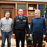 Στον Περιφερειάρχη Κρήτης ο νέος Συντονιστής Επιχειρήσεων Βορείου - Νοτίου Αιγαίου και Κρήτης