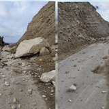 Κλειστός επ' αόριστον ο δρόμος Τέρτσα - Μύρτος μετά την νέα μεγάλη κατολίσθηση