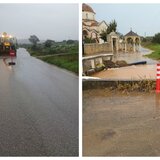 Δήμος Μινώα Πεδιάδας: Κλειστοί δρόμοι λόγω πλημμυρικών φαινομένων